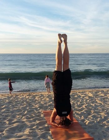 PAST headstand seaside